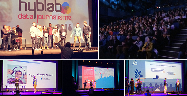 Retour sur la soirée de clôture du HybLab Datajournalisme 2016