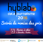 HybLab Datajournalisme 2016 : la soirée de remise de prix