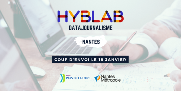 9 porteurs de projet au HybLab Datajournalisme de Nantes