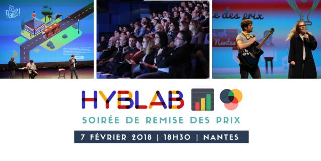 Soirée de remise des prix du HybLab Datajournalisme nantais